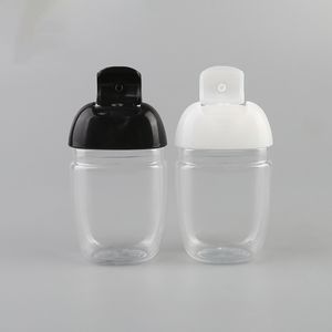 30ml hand sanitizer empty PET plastic half round bottles children carry cute portable disinfectant water bottle