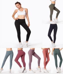 Spodnie damskie Capris Fitness Athletic Solid Spodnie Kobiety Dziewczyny Wysoka Talia Running Yoga Stroje Ladies Sportowe Pełne Legginsy Trening