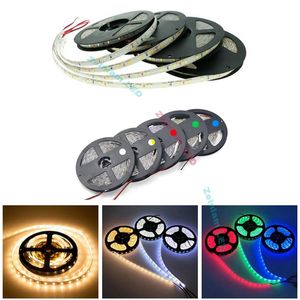 SMD5050 Tape Lâmpada DC 12 V Luzes LED À Prova D 'Água IP65 LEVOU Corda Luz para DIY Luzes de Natal Decoração de Casa Barra de Cozinha festa