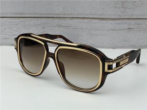 occhiali da sole da uomo Vintage Oversize moda elegante protezione UV 400 colore oro uomo donna spiaggia