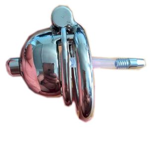 Ultima cintura per dispositivo di castità maschile super piccola in acciaio inossidabile Gabbia per cazzi per adulti con cazzi Anello BDSM Bondage Sex Toys