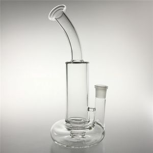 10.6 Inch Clear Tornado Bong Glass Water Pipes with Hookah 14mm Female Big Cyclone Filter Disc Base Beaker Bongs for Oil Rigs Smoking