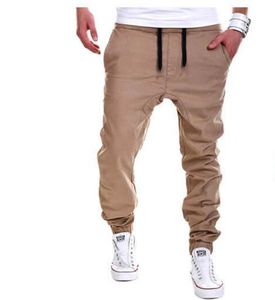 Hot Style Spring and Summer New Mäns Line Elasticized Wear Byxor Ren Bomull Andningsbar Slitage Modell Brand Casual Pants.