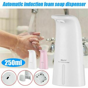 Dispenser di sapone automatico Sensore Smart Sensor Sanitizer Sanitizer Sanitizer Distributore di sapone Dispenser Mano Bagno Cucina da bagno con bolle