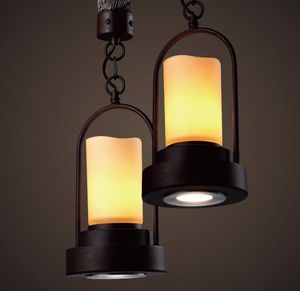 Wholesale country style pendant lights for sale - Group buy Vintage American country style Industrial Candle Shape Marble lampshade Rope pendant light hanging light ceiling lamp E27 Loft Bar LLFA
