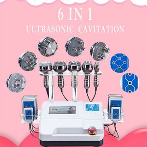 Slimming Machine 2022 Tecnologia avançada 6in1 40K Ultrassonic Cavitation RF Vacuum Sucção corporal Drop Beauty