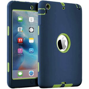 For iPad Case Anti-slip Hybrid Protective Heavy Duty Rugged Cover For iPad 9.7 2017 2018 Air2 Mini 2 3 4 Pro10.5