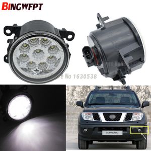 2x Car LED Right + Left Fog Light DRL Daytime Running Lamp For Nissan Armada Pathfinder R51 Navara D40 Note E11