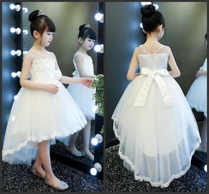 2020 Новых девушки вечерних платьев девушки цветка для детей Свадебного первого дня рождения ребенка Маленьких девочки Pageant платье халат де Princesse