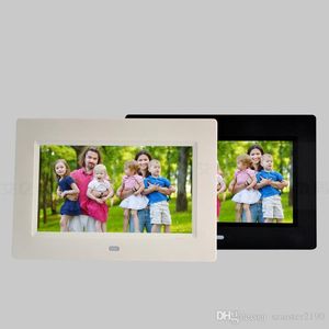 7inch Digital Photo Frames LED Backlight Álbum Eletrônico Picture Music Video Função Completa Bom Presente Bebê Casamento de Casamento7 Polegada