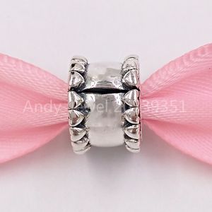 Andy Jewel Authentic 925 Srebrne koraliki z koralikami Clip Clip Clips Pasuje do europejskiej pandora biżuteria Bracelets Naszyjnik 798560C00