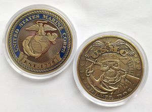 Unschlagbare Preise USA Marine Corps Rüstung Gottes USMC Challenge Münze Souvenirgeschenke Kostenloser Versand