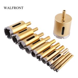 Freeshipping 6-50mm Diamond Drill Bit Core Hole Saw Cutter Woodworking Metal Drilling Power Tools Set for Tiles Marble Glass Granite