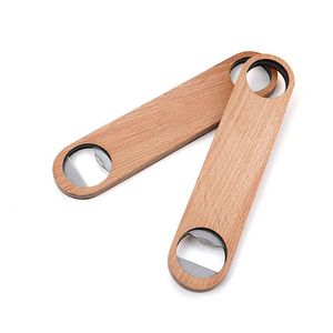 Big Wood Handle Bartender Bottle Opener Wine Beer Beer Soda Glass Cap Bottle Opener Kitchen Bar Tools Factory Wholesale LX6760