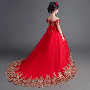 Spitze applizierte Blumenmädchenkleider mit Schärpe-ärmellosen wulstigen Reißverschluss-Rückseiten-Tulle-Mädchen-Festzug-Kleidern