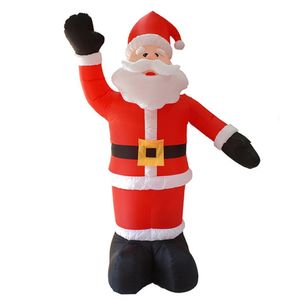 240cm Giant Santa Claus LED Lighted Inflatable Toys Christmas Props Birthday Wedding Party Toys Lawn Yard Outdoor Decoration