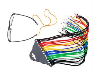 12piece for dozen anti-slip mmuti-color kids glasses string readingglasses neck cord retainer strap with good silicon loop freeshipping wholesale