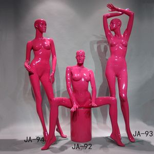 Moda Feminina Full-body Display Grande-breasted Underwear Manequim Plataforma Modelo Vermelho Personalizado
