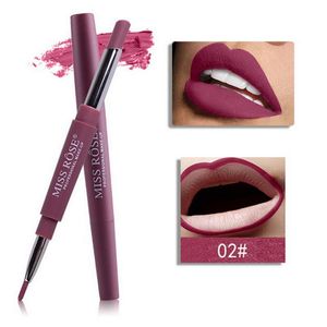 Miss Rose Lip Liner 12 Kolory Long-Trasting Matte Lip Ołówek Wodoodporny Szminki nawilżające Makijaż Kontur Kosmetyki