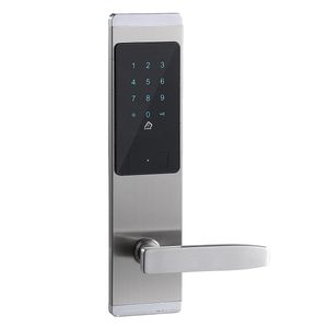 Codice serratura elettronica digitale intelligente Codice password Tastiera senza chiave Entrata di sicurezza - Argento Porta destra aperta