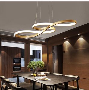 Modern Led Pendant Lighting in Musical Note Shape Pendant Lamps White Black for Dining room Bedroom 110V 220V