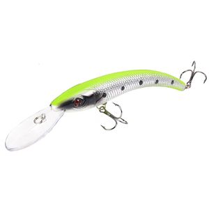 Yeni 1 adet 15.5 cm / 16.3g Wobbler Balıkçılık Cazibesi Büyük Krank Bait Minnow Bas Trolling Yapay Yem Pike Sazan Lures Balıkçılık T191016