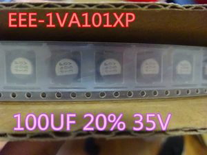 電子部品50PCS /ロットコンデンサEEE-1VA101XP 100UF 20％35V