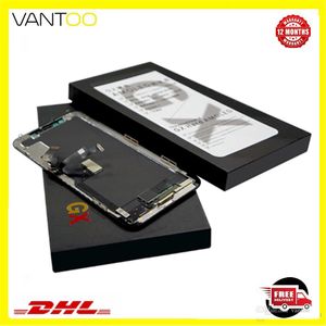 Twarde panele OLED GX Premium do iPhone'a X Xs XsMax wyświetlacz lcd z ekranem dotykowym digitizer za darmo DHL