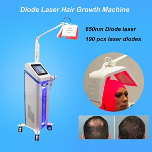Varma föremål! Hårtillväxtprodukter Ny 650nm Diode Laser Hair Regrowth Machine / Hair Salon Equipment
