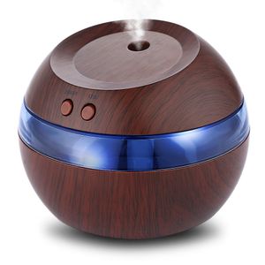 300ml Air Aroma Ätherisches Öl Diffusor USB Ultraschallbefeuchter Blauer LED Aroma Duft Diffusor Maschine Nebulizer Spa