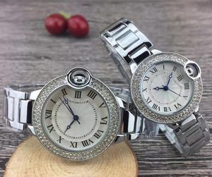 2020 Nice good new clock silver fashion Watch Men Stainless stell women WristWatch Unisex Watches lovers quartz clock by free ship