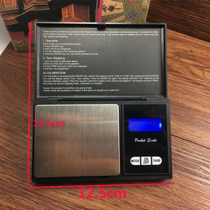 wholesale Mini Pocket Digital Scale Silver Weighing Scales Coin Gold Diamond Jewelry Weigh Balance Measurement 500g/0.01G highest quality