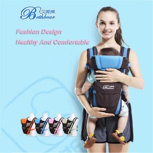 Beth Bear 0-30 Months Baby Carrier Kids Sling Front Facing Backpack Infant Multifunctional Pouch Wrap Baby Kangaroo New Carriers