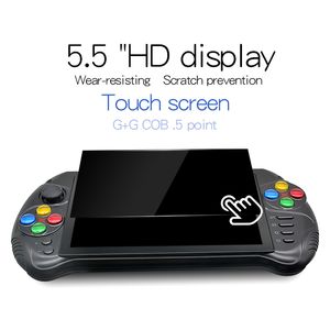 Powkiddy X15 Andriod портативной игровой консоли Ностальгический хост 5,5 дюйма 1280 * 720 экран Quad Core 2G RAM 32G ROM видеоплеер