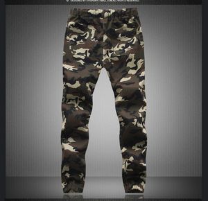 Fashion-2017 M-5x Mens Jogger Outono Lápis Harem Calças Homens Camuflagem Calças Militares Loose Confortável Calças de Carga Calças Camo Corredores Camo