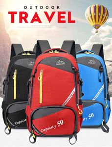 DHL 30 stücke 36-55L Outdoor Sport Rucksack Frauen Männer Nylon Tier Druck Wandern Klettern Reisen Wasserdichte Rucksack Tasche