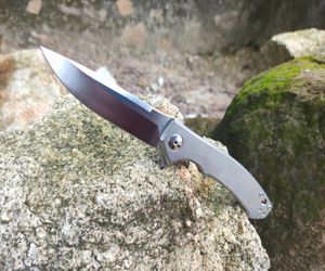 Zero Tolerance 0450 Dmitry Sinkevich Flipper 3.25" S35VN Satin Blade, Titanium