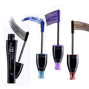 4 cores escolher charme maquiagem à prova d 'água longo volume rímel duradoura roxo à prova d' água azul marrom preto rímel cosméticos