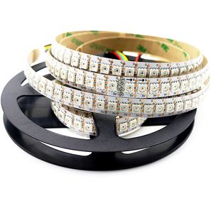 5 V 144DS / M APA107 Adresowany Pixel RGB LED Strip 5050 SMD Elastyczna taśma Boże Narodzenie Light TV APA102C, 2m / rolki, biały PCB, Non-Waterproof IP20