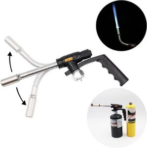 Mapp Torch Ignition Flame Brazing Gun Burner Blowtorch Welding Lengthen Flexible Pipe Plumbing Propane Gas Welding High Temperature Heating