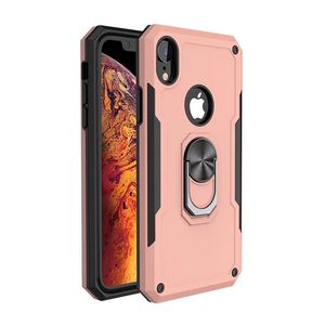 Casos de anel magnética do suporte do carro do carro para iphone 13 12 11 pro máximo 6 6s 7 8 mais x xs xr capa