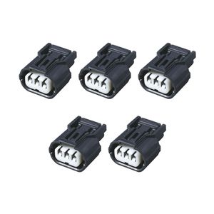 5 Sets Waterproof car adapter plug connector HondaAccord sensor Fit Civic ignition coil ignition plug DJ7031A-1.2-21 with terminal 6189-0887