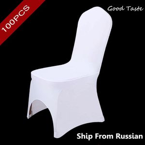 Отправить с русской съемной обложки для стула для стула Universal Spandex
