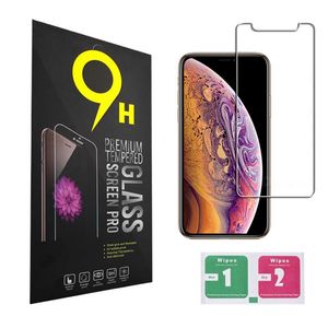 Handy gehärtetes Glas 2.5D 9H Displayschutzfolie für iPhone 12 7 8S SE 11 11 Pro Max X XS XR Plus Anti Scratch Anti-Fingerabdruck DHL