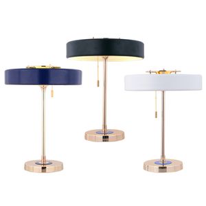 Modern metall LED bordslampa LED Desk Lights för vardagsrum Sovrum Bedside Studie Reading Home Lighting Fixtures Armatur Inredning