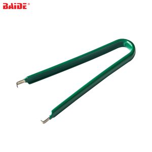 Estrattore di chip IC verde Tipo U per estrattore di rimozione dell'estrazione della ROM Pull Up Strumento di riparazione della clip della macchina Estrazione dell'incapsulamento DIP 200 pz / lotto