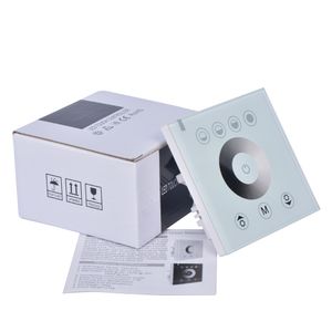 Illuminazione domestica fai-da-te Controller touch panel LED monocolore dimmer led per striscia DC12-24V in bianco e nero