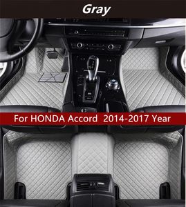 För Honda Accord 2014-2017 År Bilintresse Foot Matta Ej glidande Miljöskydd Smaklös Non-toxisk Golvmatta