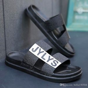 Chinelos de Verão da Europa Marca de designer sandálias Men respirável Praia Flip Flops Deslizamento-na Flats Sandals Shoes melhor qualidade Casual