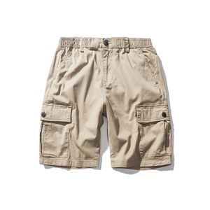 Calções de carga masculinos summner algodão moda masculina camuflagem shorts masculinos com 4 cores multi-bolso casual camo ao ar livre homme curto p249g